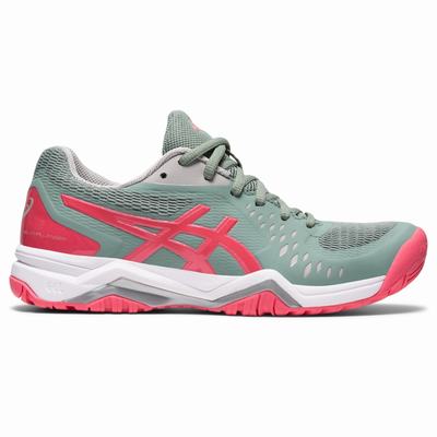 Asics Gel-Challenger 12 - Naisten Tenniskengät - Harmaat/Pinkki